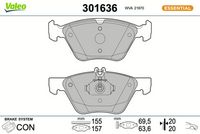 Bremsbelagsatz, Scheibenbremse