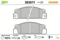 комплект спирачно феродо, дискови спирачки