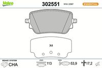 Bremsbelagsatz, Scheibenbremse