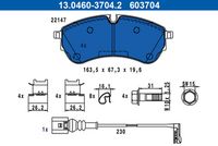 Bremsbelagsatz, Scheibenbremse