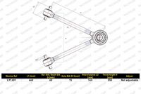 MONROE Draagarm, wielophanging 2