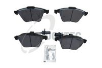 комплект спирачно феродо, дискови спирачки