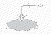 Bremsbelagsatz, Scheibenbremse