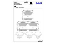 комплект феродо за накладки, дискова ръчна спирачка
