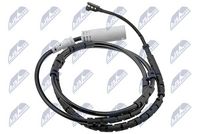 предупредителен контактен сензор, износване на накладките