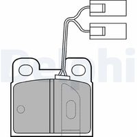 комплект спирачно феродо, дискови спирачки