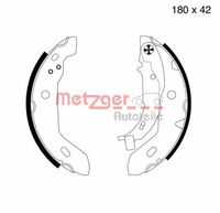 Bremsbackensatz