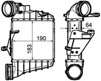 Thumbnail - Intercooler, inlaatluchtkoeler - CI306000P - MAHLE