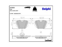 комплект спирачно феродо, дискови спирачки