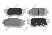 Set placute frana,frana disc ABAKUS, Cod: 231-01-153