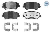 комплект спирачно феродо, дискови спирачки
