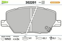 Bremsbelagsatz, Scheibenbremse