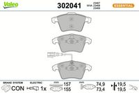 Bremsbelagsatz, Scheibenbremse