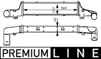 Thumbnail - Intercooler, inlaatluchtkoeler - CI52000P - MAHLE