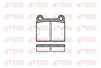 комплект спирачно феродо, дискови спирачки