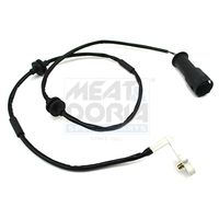 предупредителен контактен сензор, износване на накладките