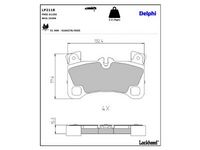 комплект спирачно феродо, дискови спирачки