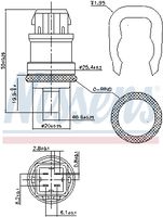 NISSENS Sensor, koelvloeistoftemperatuur 6