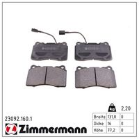 комплект спирачно феродо, дискови спирачки