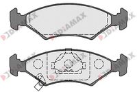 Комплект спирачно феродо, дискови спирачки N09310 DIAMAX