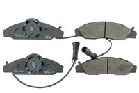 комплект спирачно феродо, дискови спирачки