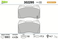 Bremsbelagsatz, Scheibenbremse