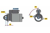 BOSCH Startmotor / Starter 5