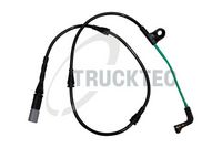 предупредителен контактен сензор, износване на накладките