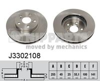 Disc frana NIPPARTS, Cod: J3302108