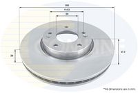 Disc frana COMLINE, Cod: ADC1092V