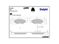 комплект спирачно феродо, дискови спирачки
