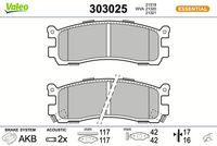 комплект спирачно феродо, дискови спирачки