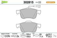 Bremsbelagsatz, Scheibenbremse
