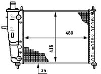 Thumbnail - Radiateur - CR599000S - MAHLE