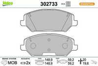 Bremsbelagsatz, Scheibenbremse