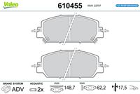 Bremsbelagsatz, Scheibenbremse