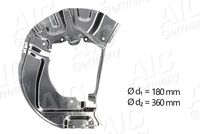 Dubļu sargs, Bremžu disks 55503 AIC