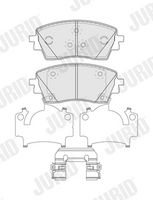 Bremsbelagsatz, Scheibenbremse