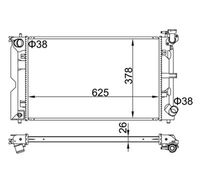Radiator, engine cooling