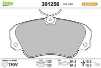 Bremsbelagsatz, Scheibenbremse