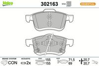 Bremsbelagsatz, Scheibenbremse