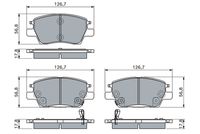 Bremsbelagsatz, Scheibenbremse