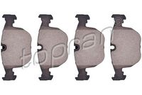 комплект спирачно феродо, дискови спирачки