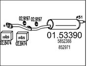 Mittelschalldämpfer
