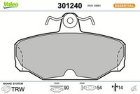 Bremsbelagsatz, Scheibenbremse