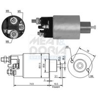 Solenoid, electromotor MEAT & DORIA, Cod: 46099