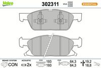 Bremsbelagsatz, Scheibenbremse