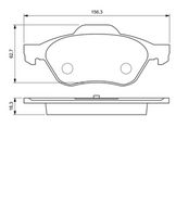Bremsbelagsatz, Scheibenbremse