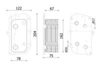 Thumbnail - Oliekoeler, motorolie - CLC309000S - MAHLE