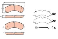 Brake Pad Set, disc brake